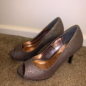 Rainbow Glitter Pumps